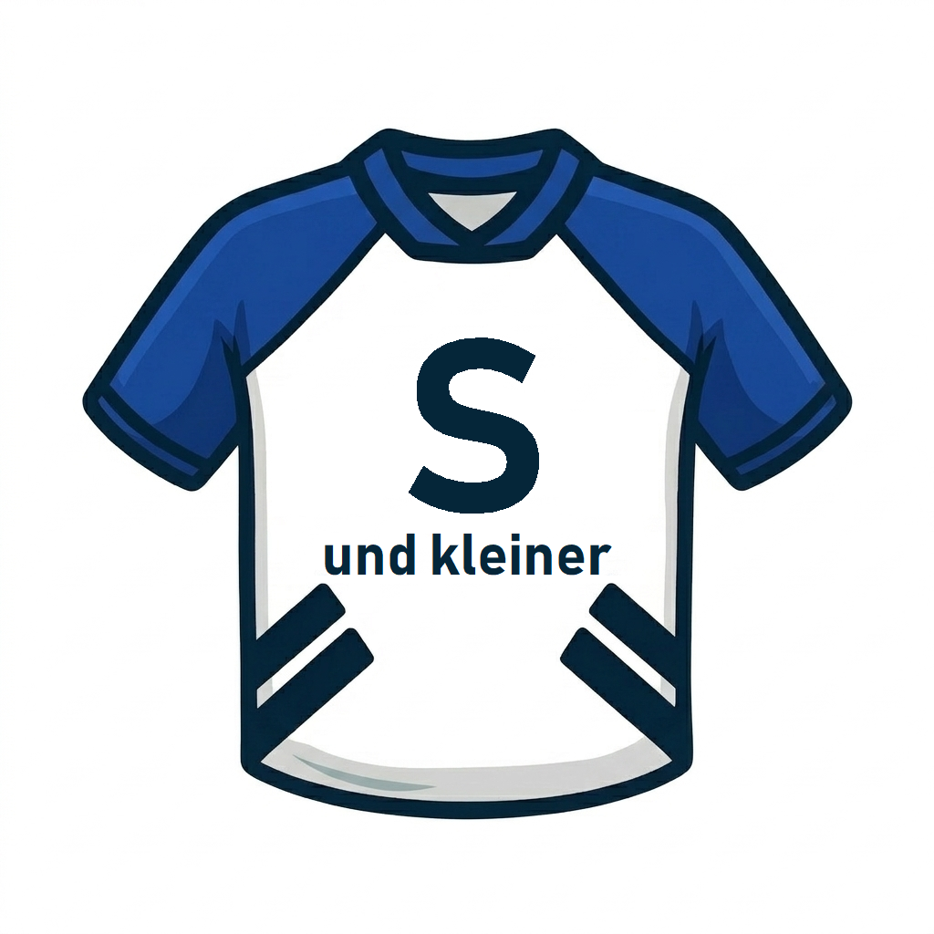 Größe S und kleiner