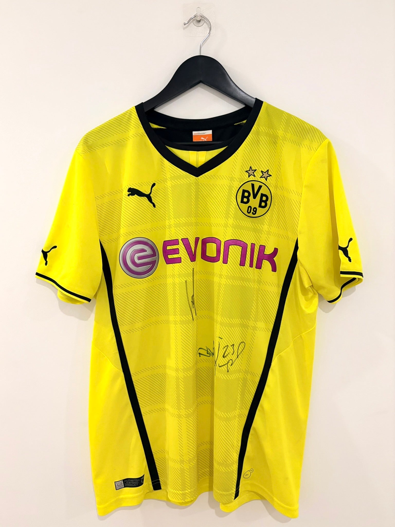 Borussia Dortmund Trikot 2013/2014 L #11 Marco Reus + Autogramm