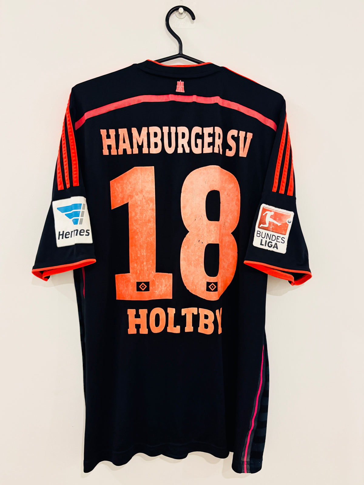 Hamburger SV/HSV Auswärts Trikot 2014/2015 L #18 Lewis Holtby
