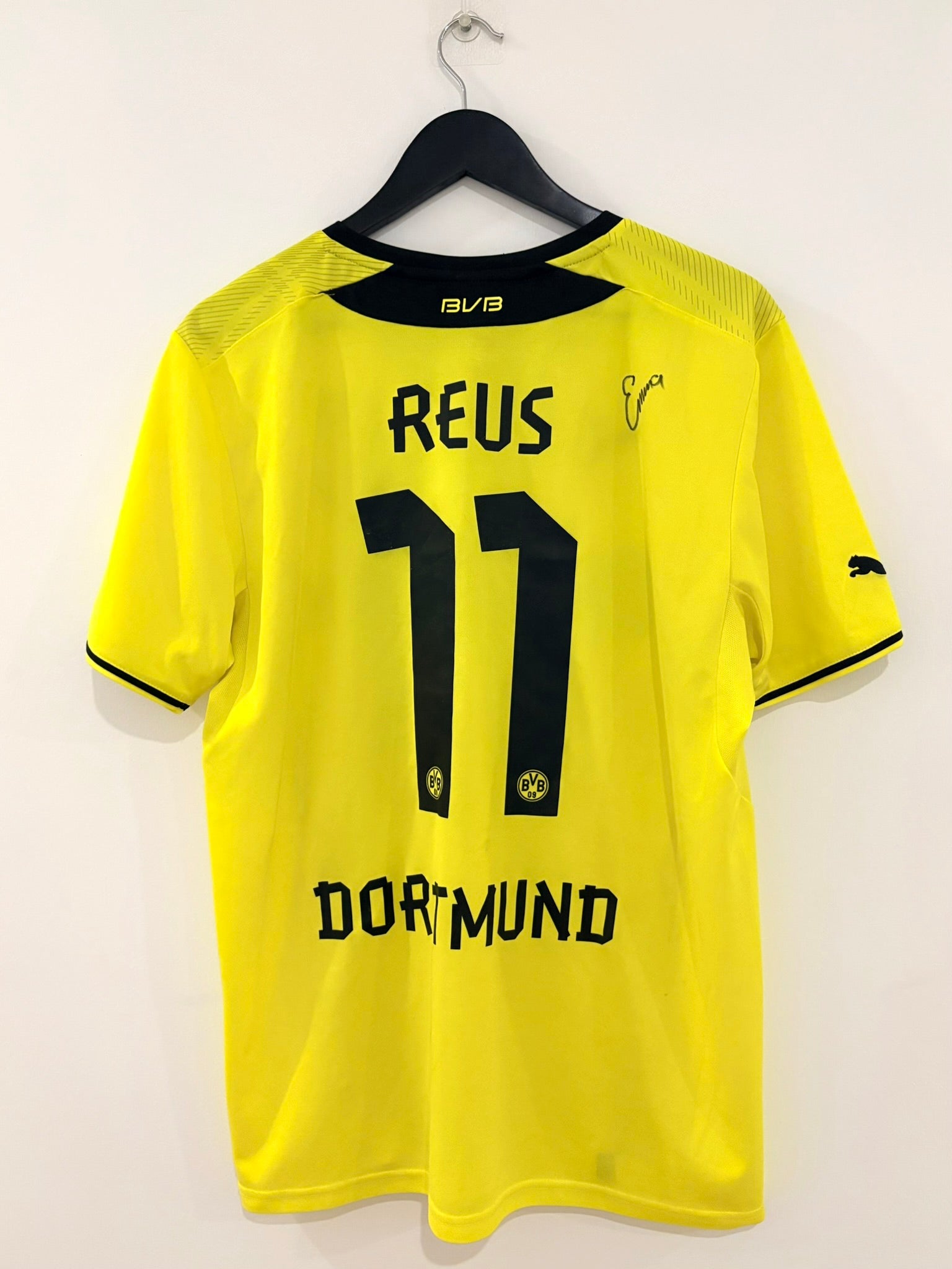 Borussia Dortmund Trikot 2013/2014 L #11 Marco Reus + Autogramm
