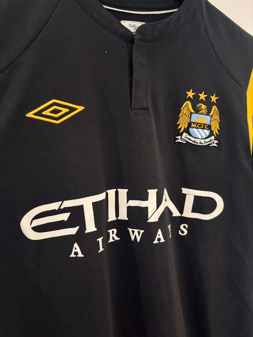 Manchester City Auswärts Trikot 2009/2010 S #25 Emmanuel Adebayor