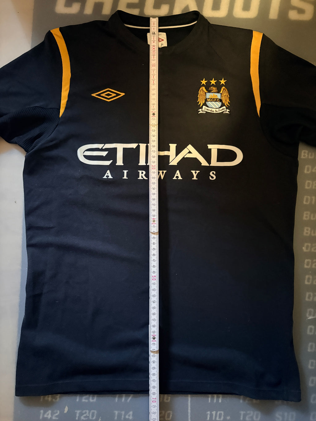 Manchester City Auswärts Trikot 2009/2010 S #25 Emmanuel Adebayor