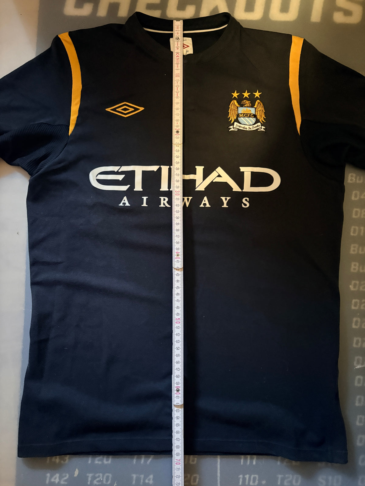 Manchester City Auswärts Trikot 2009/2010 S #25 Emmanuel Adebayor