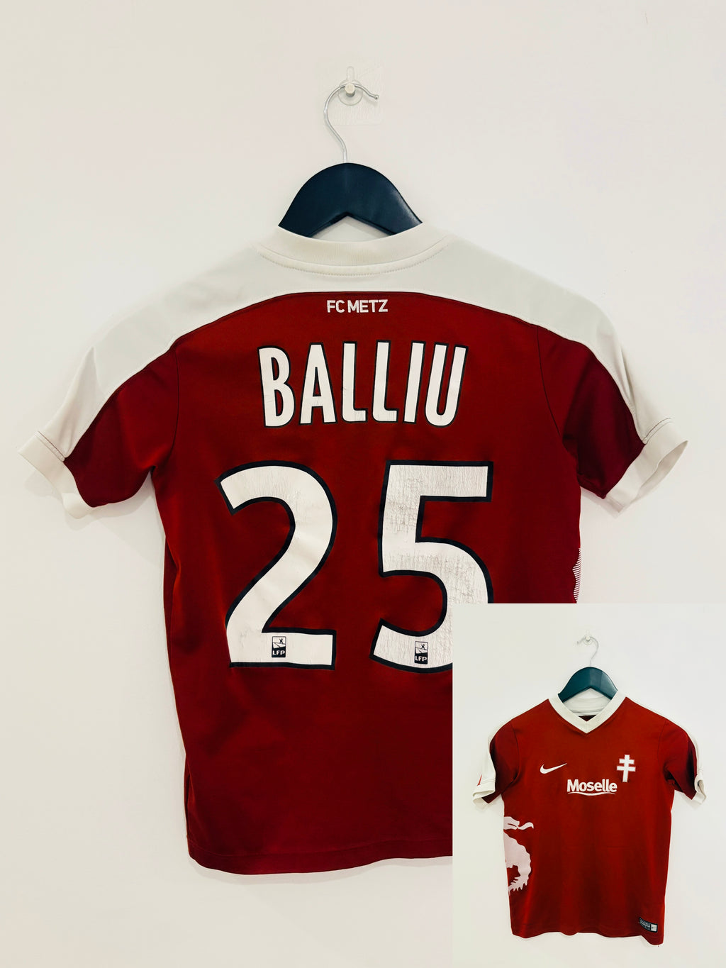 FC Metz Heim Trikot 2016/2017 Kinder-M #25 Ivan Balliu