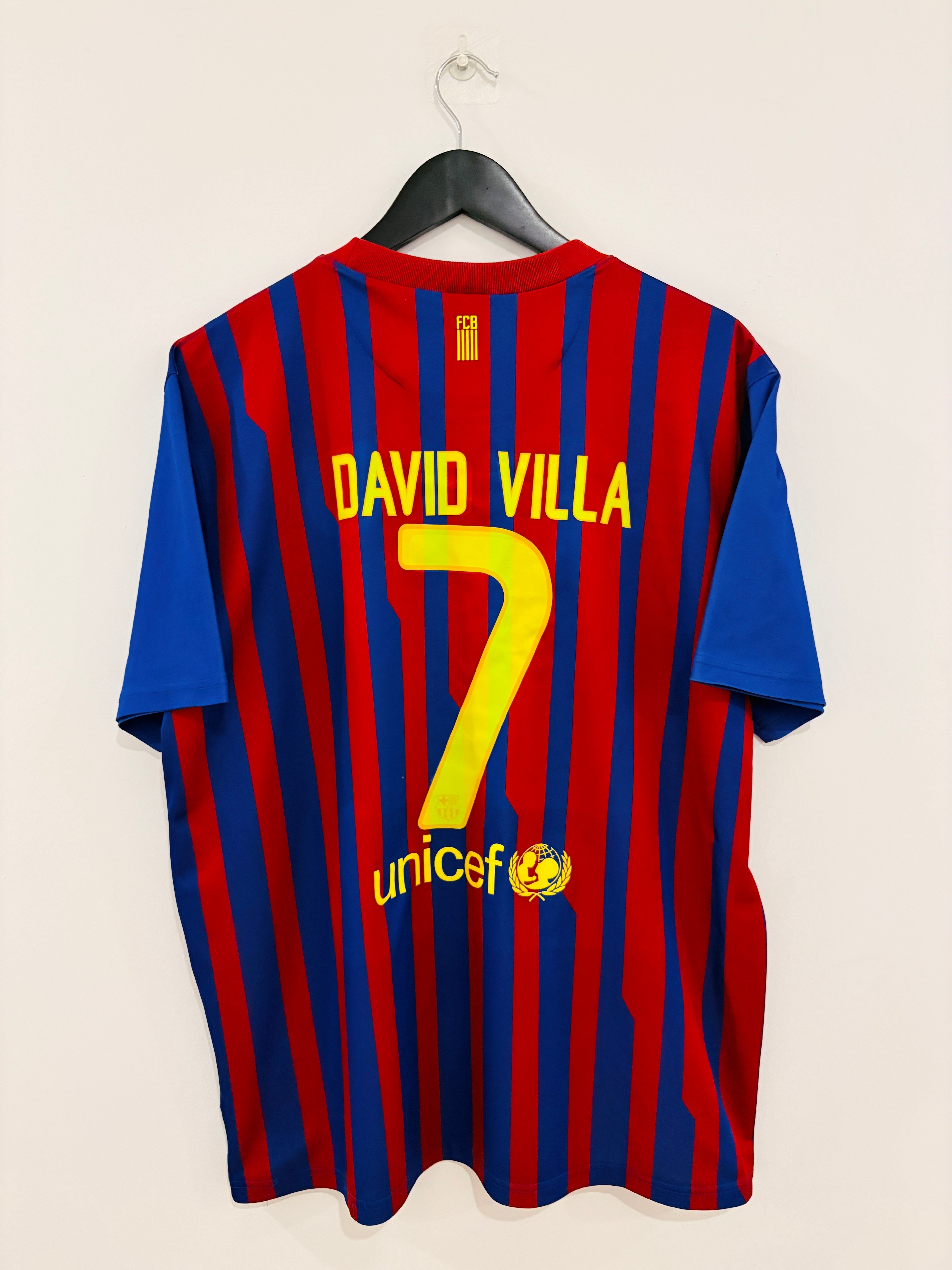 FC Barcelona Trikot 2011/2012 XL #7 David Villa