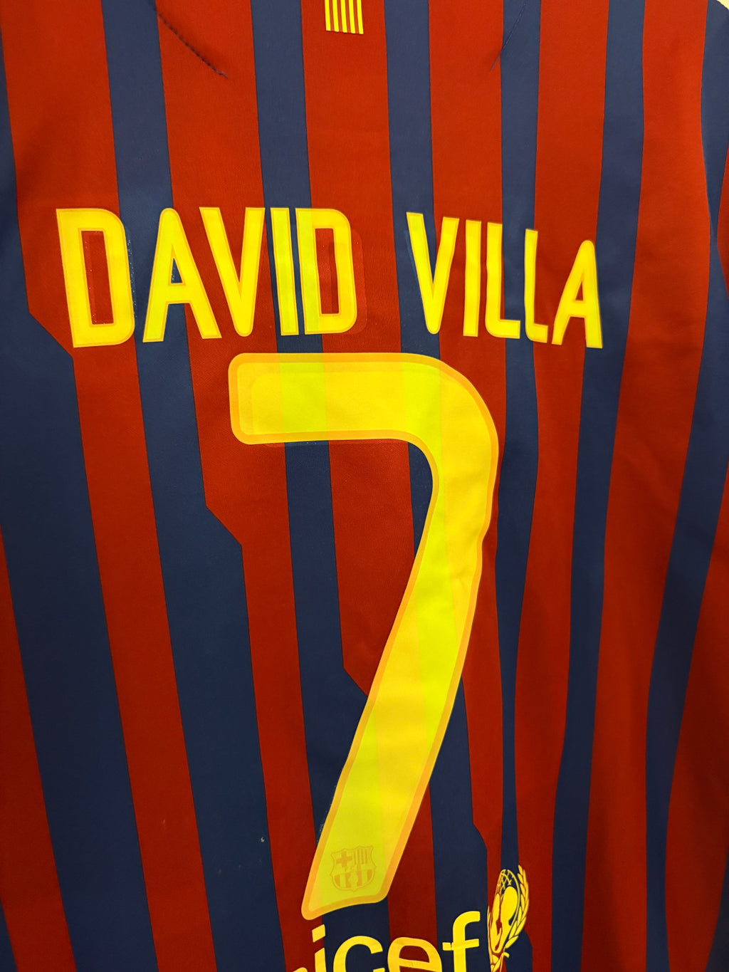 FC Barcelona Trikot 2011/2012 XL #7 David Villa