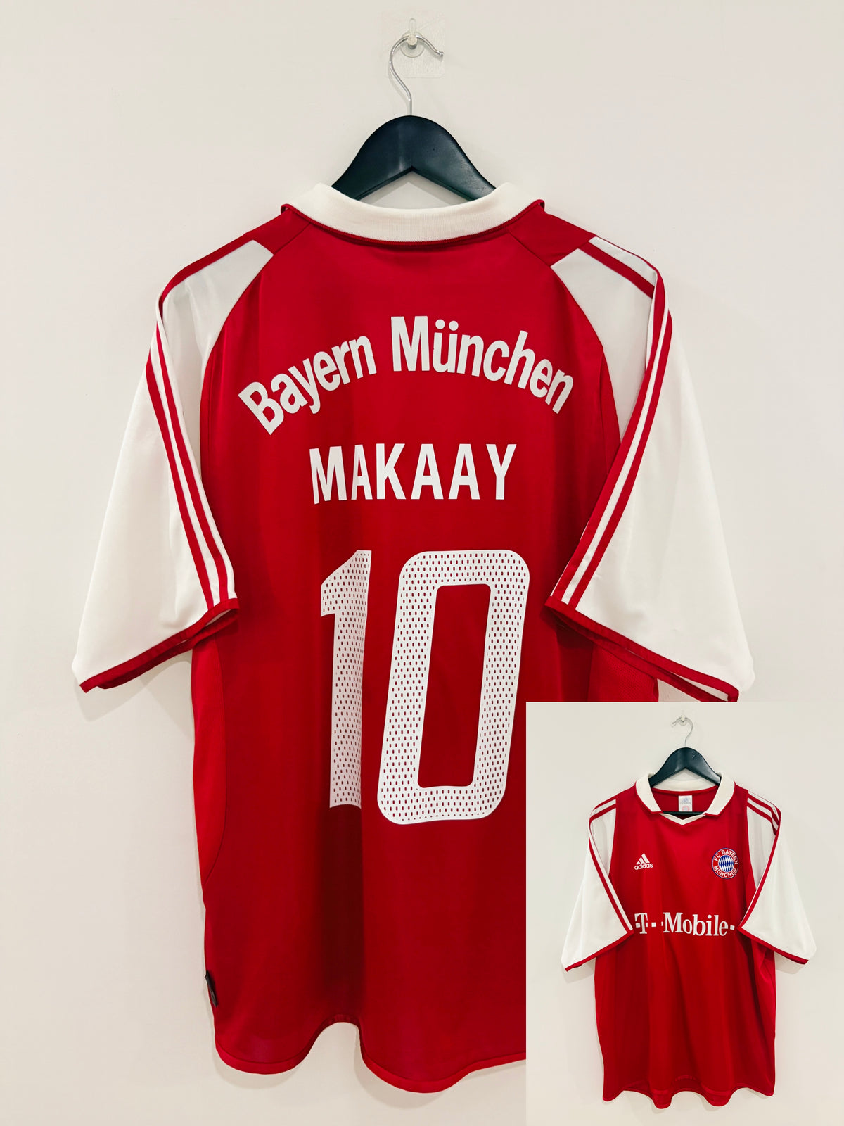 FC Bayern München Heim Trikot 2003/2004 XL #10 Roy Makaay