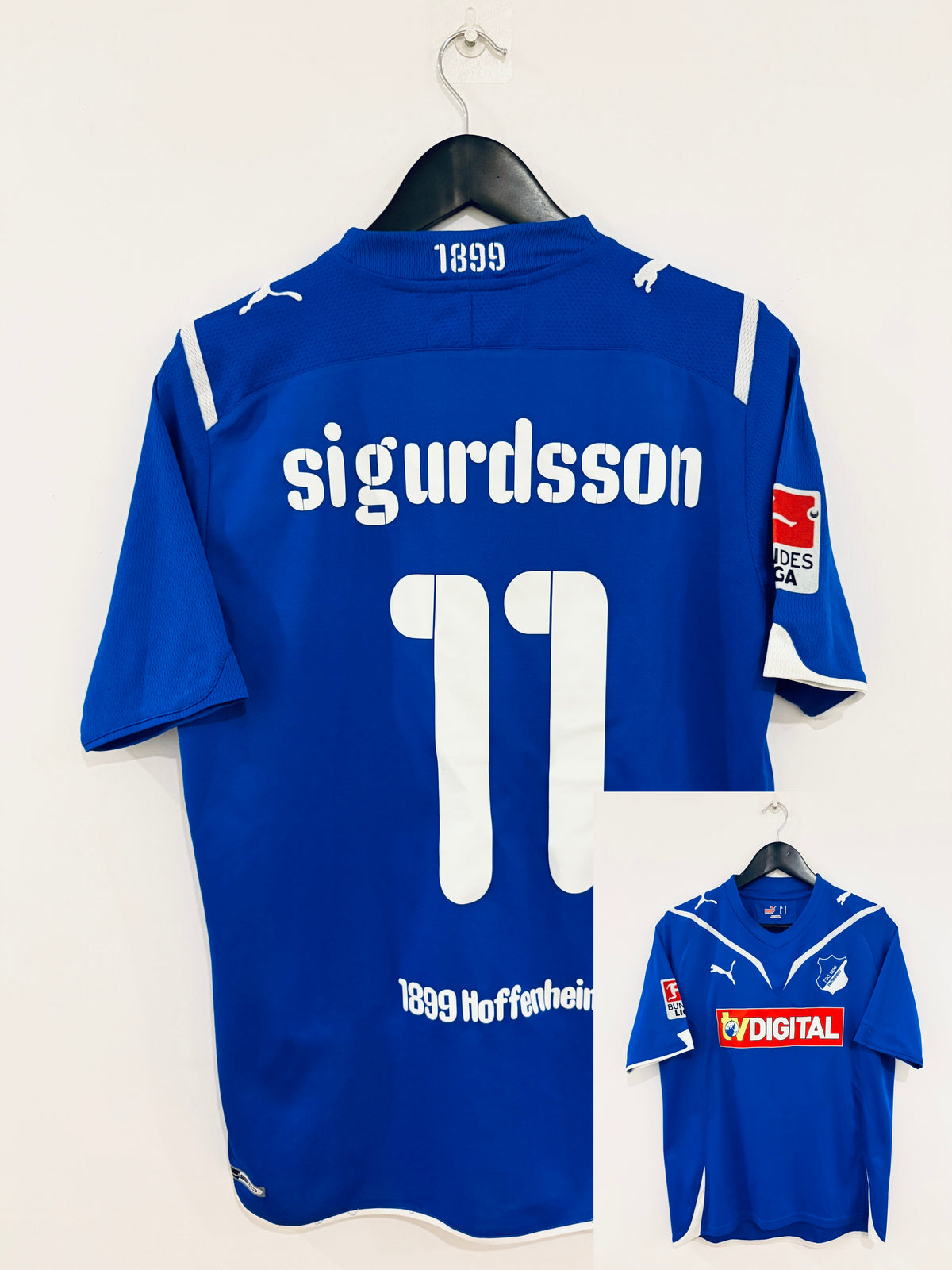 TSG Hoffenheim Heim Trikot 2009/2010 M #11 Gylfi Sigurdsson