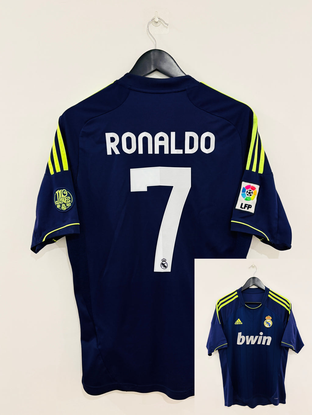 Real Madrid Auswärts Trikot 2012/2013 M #7 Cristiano Ronaldo