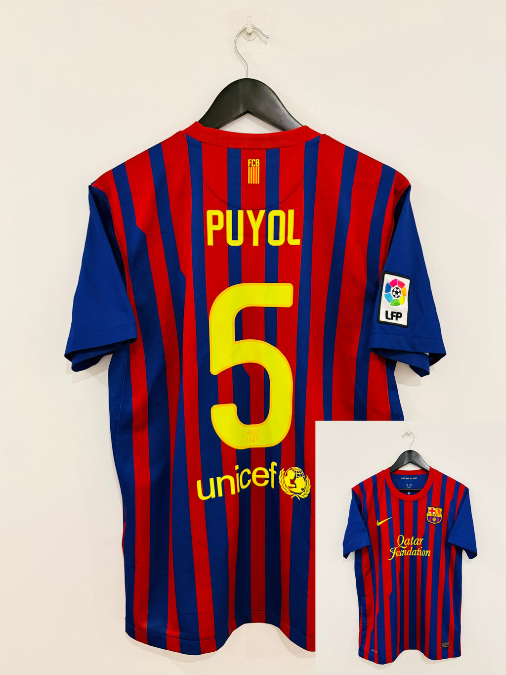 FC Barcelona Heim Trikot 2011/2012 M #5 Carles Puyol