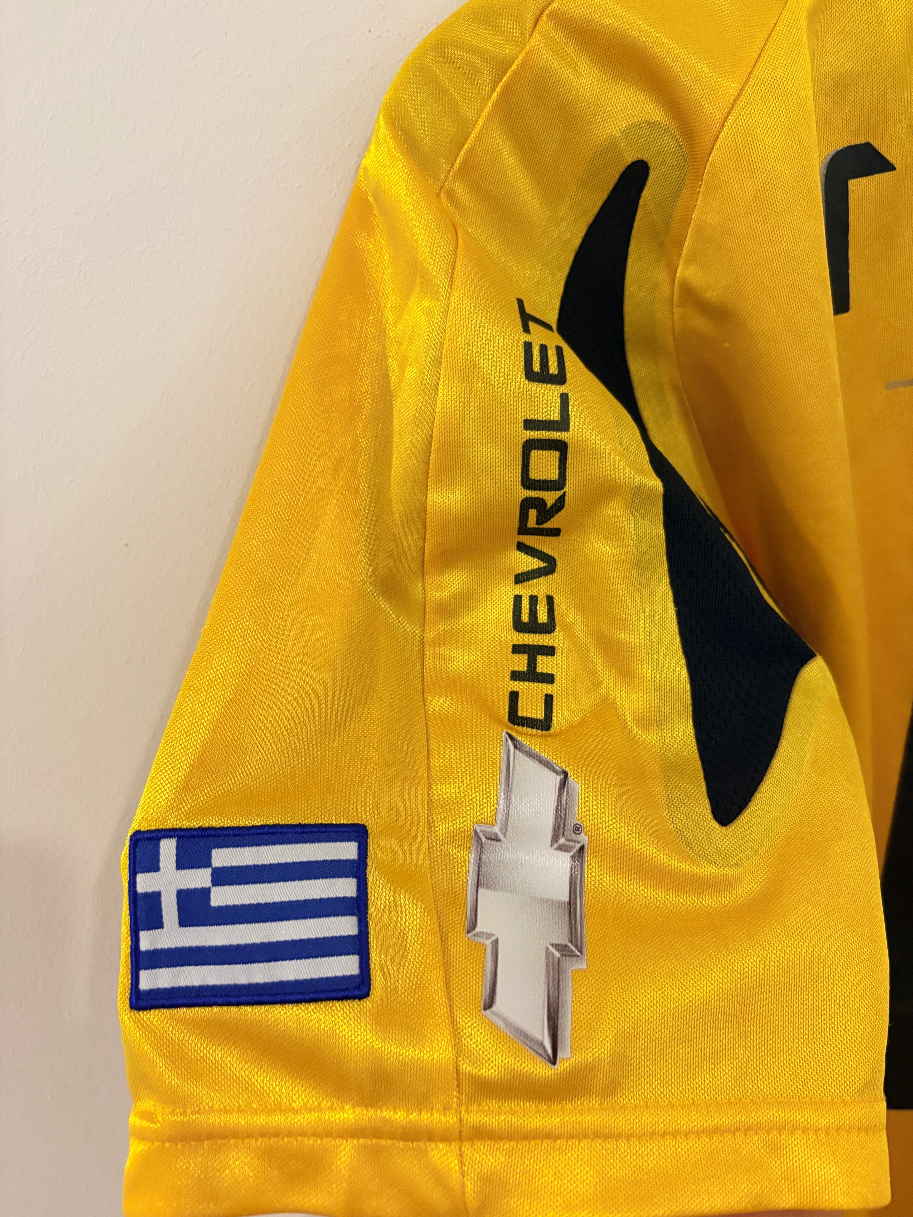 AEK Athen Heim Trikot 2007/2008 L #10 Rivaldo