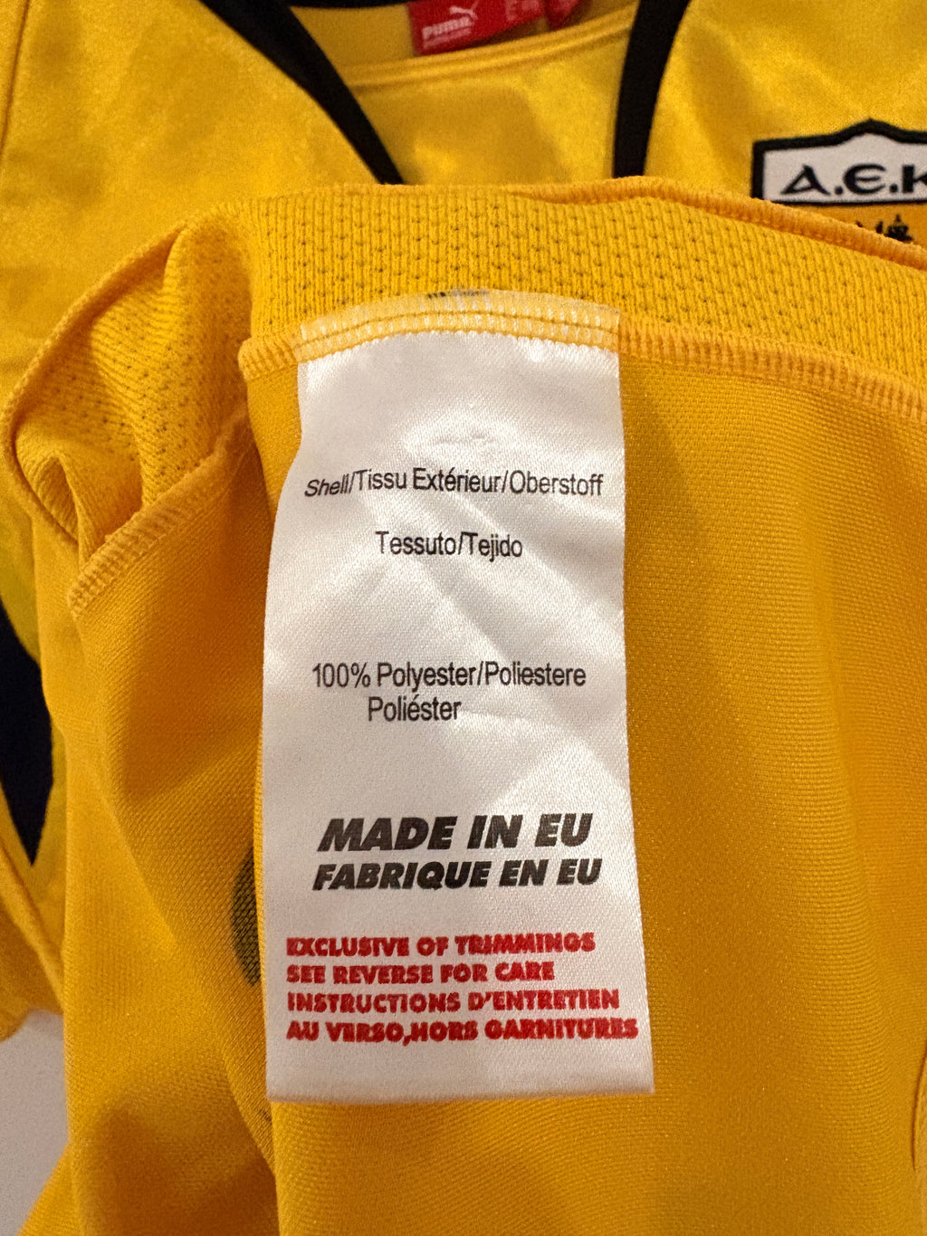 AEK Athen Heim Trikot 2007/2008 L #10 Rivaldo