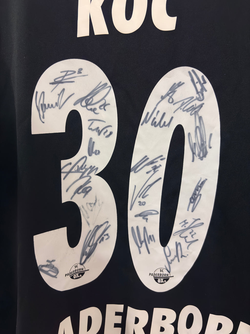 SC Paderborn 07 Trikot 2014/2015 M #30 Süleyman Koc + Autogramme