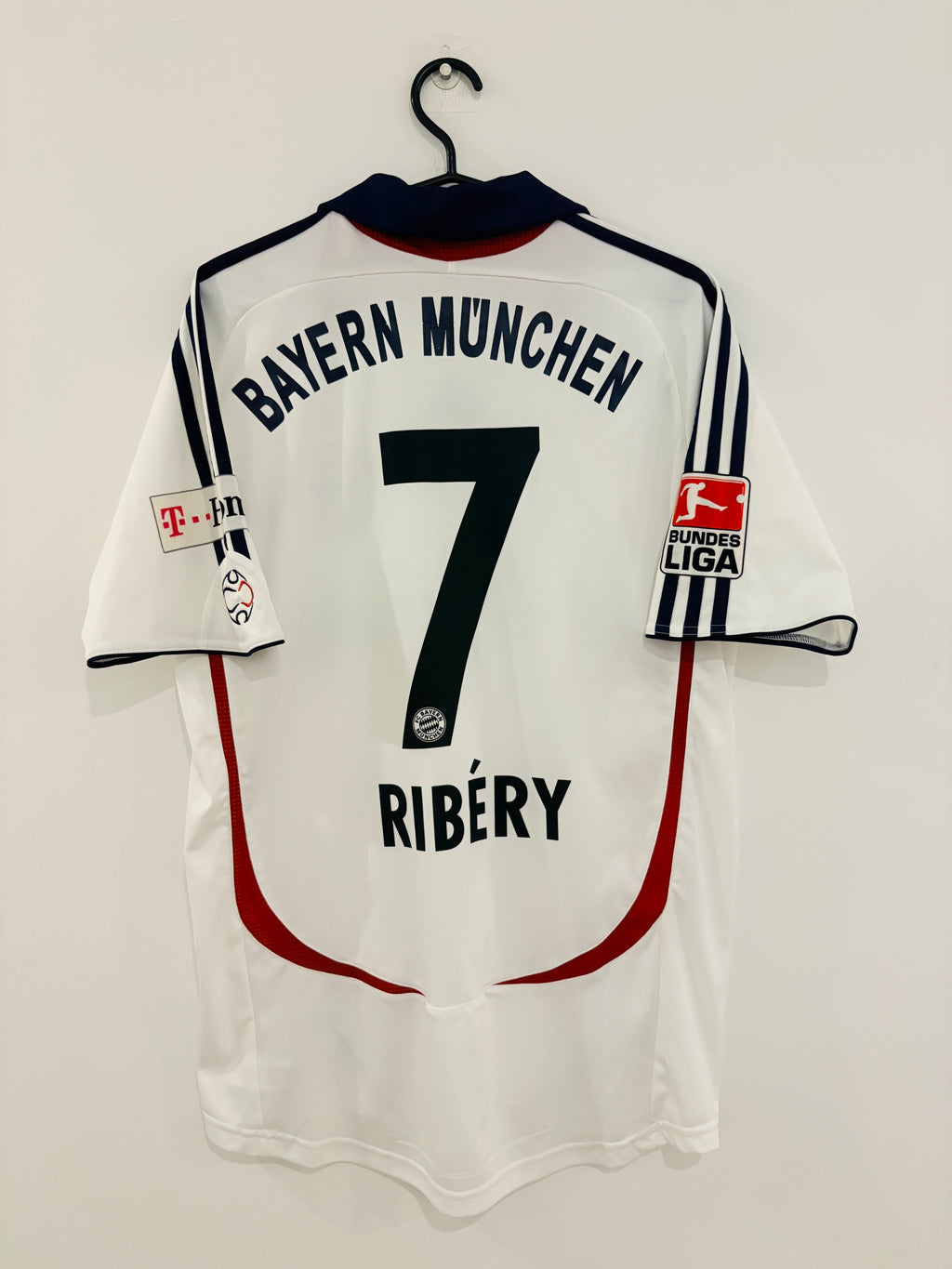 FC Bayern München Auswärts Trikot 2007/2008 M #7 Franck Ribery