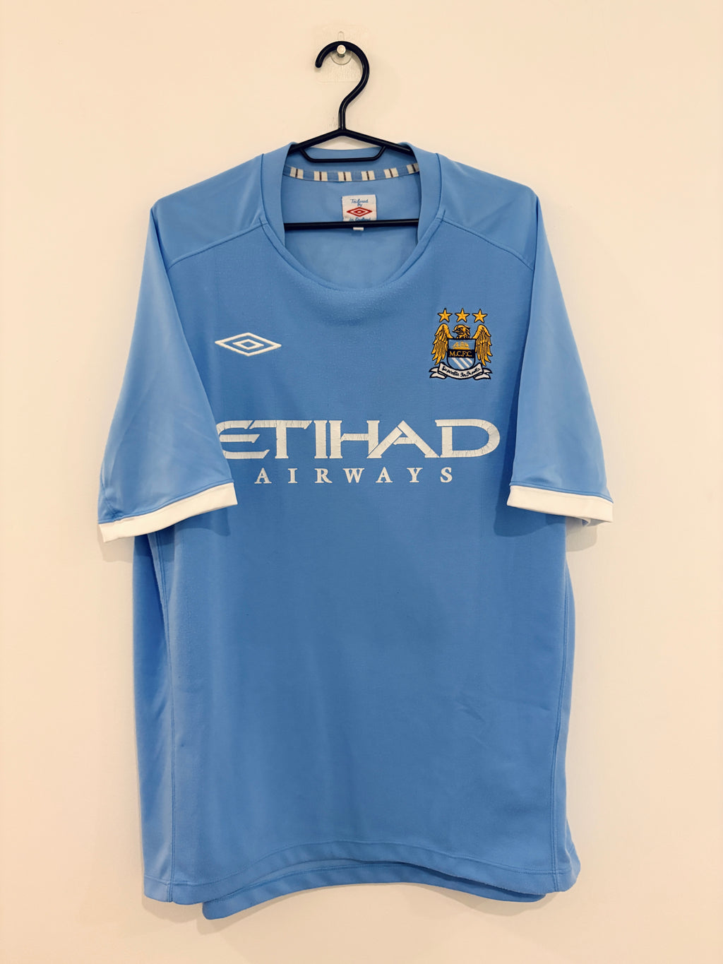 Manchester City Heim Trikot 2010/2011 46/XXL #9 Emmanuel Adebayor