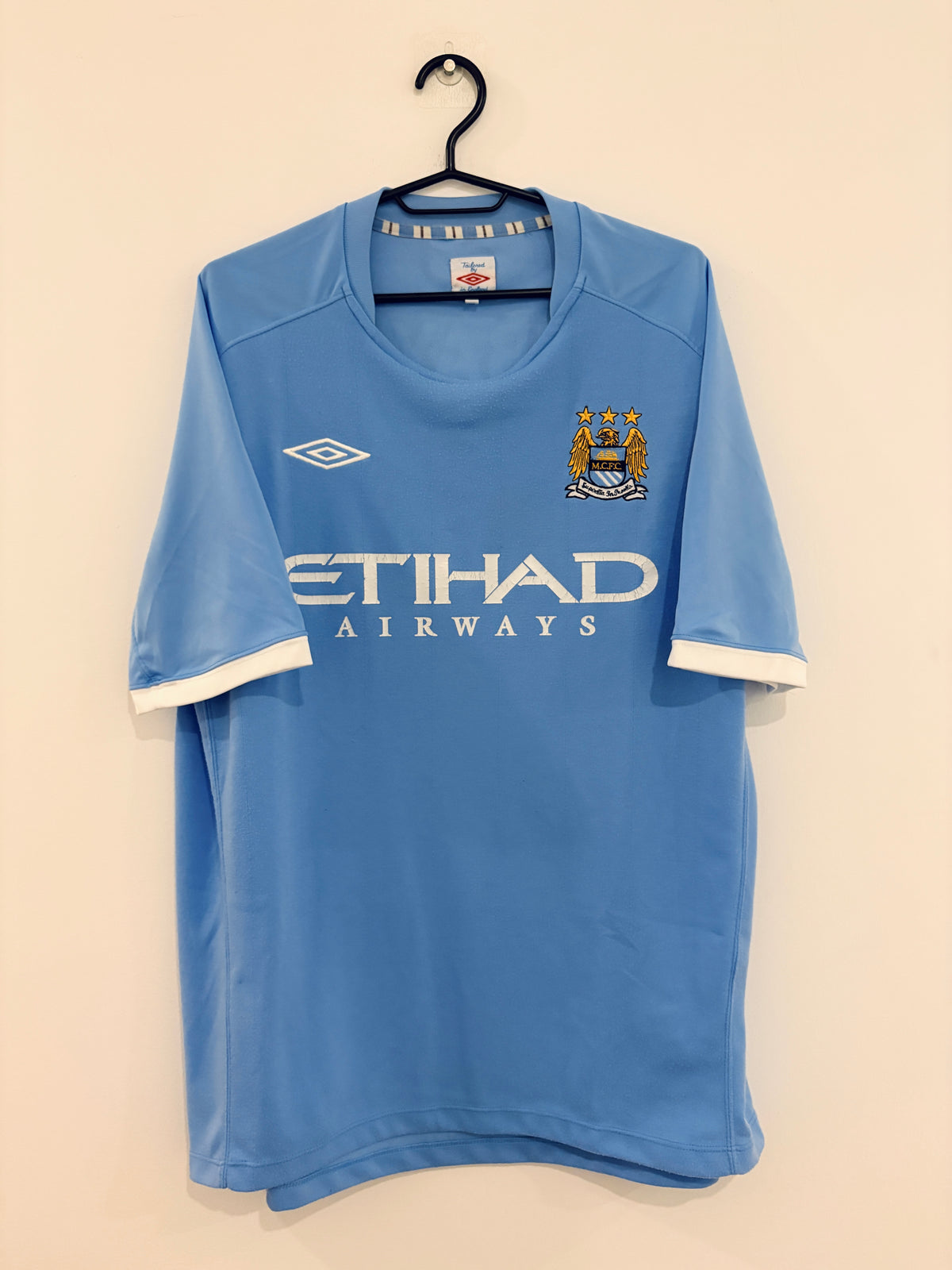 Manchester City Heim Trikot 2010/2011 46/XXL #9 Emmanuel Adebayor