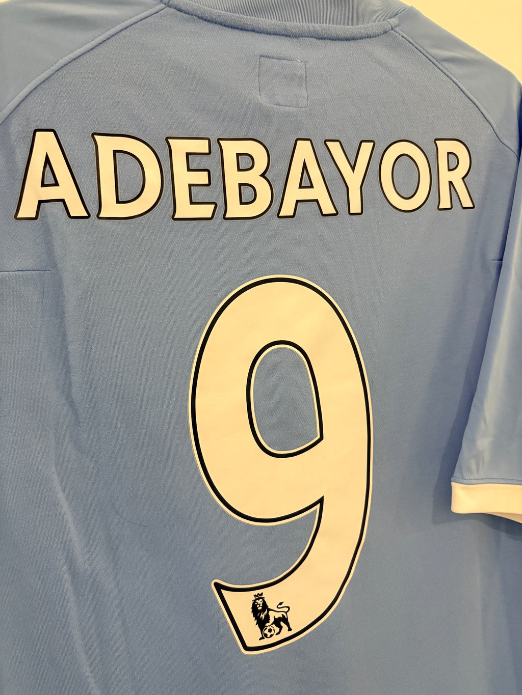 Manchester City Heim Trikot 2010/2011 46/XXL #9 Emmanuel Adebayor