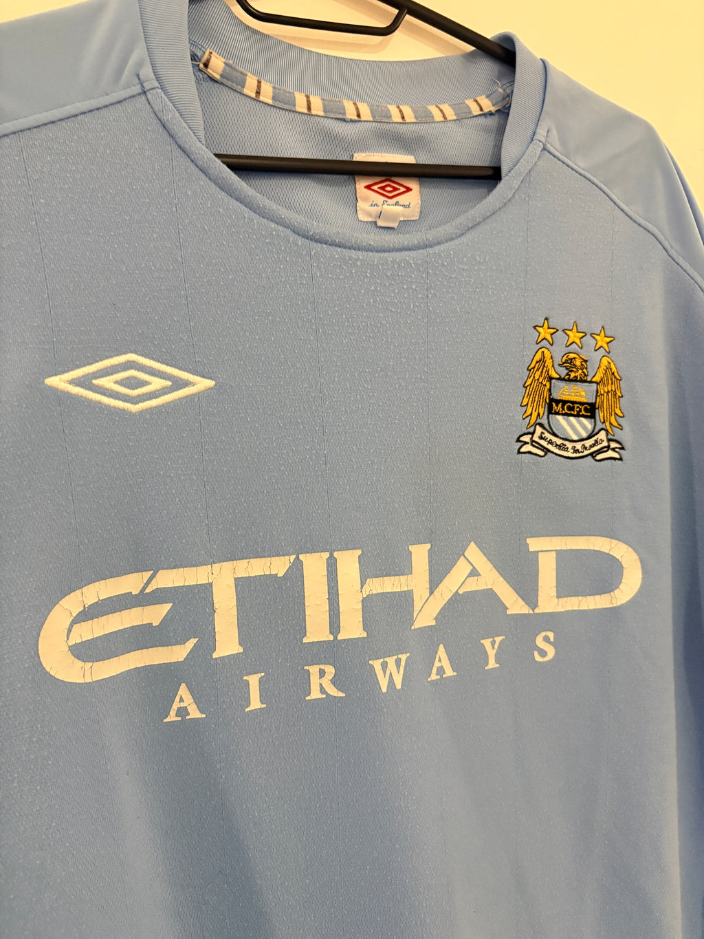 Manchester City Heim Trikot 2010/2011 46/XXL #9 Emmanuel Adebayor