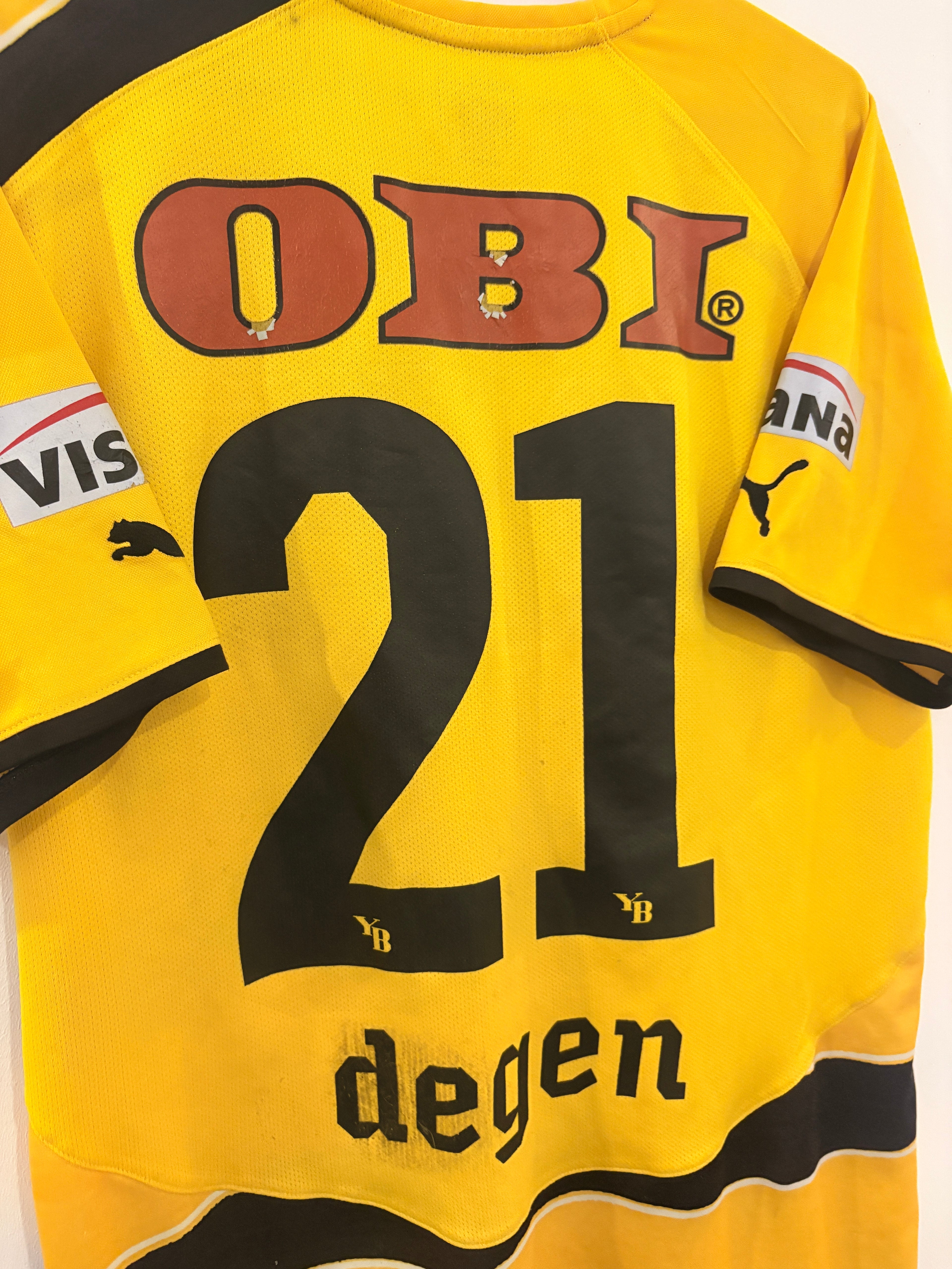 Young Boys Bern Heim Trikot 2010/2011 L #21 David Degen
