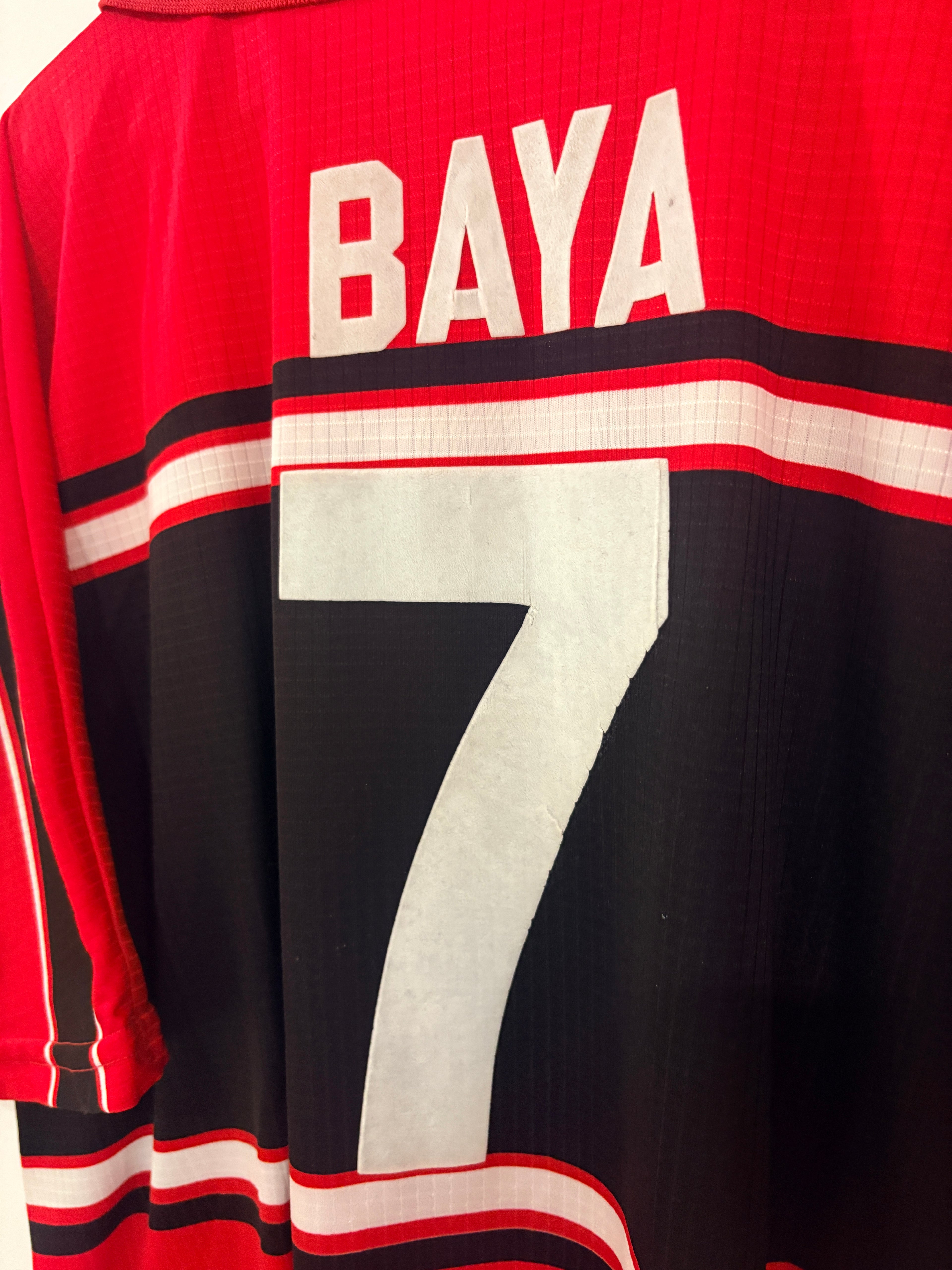 SC Freiburg Heim Trikot 1999/2000 XL #7 Zoubaier Baya