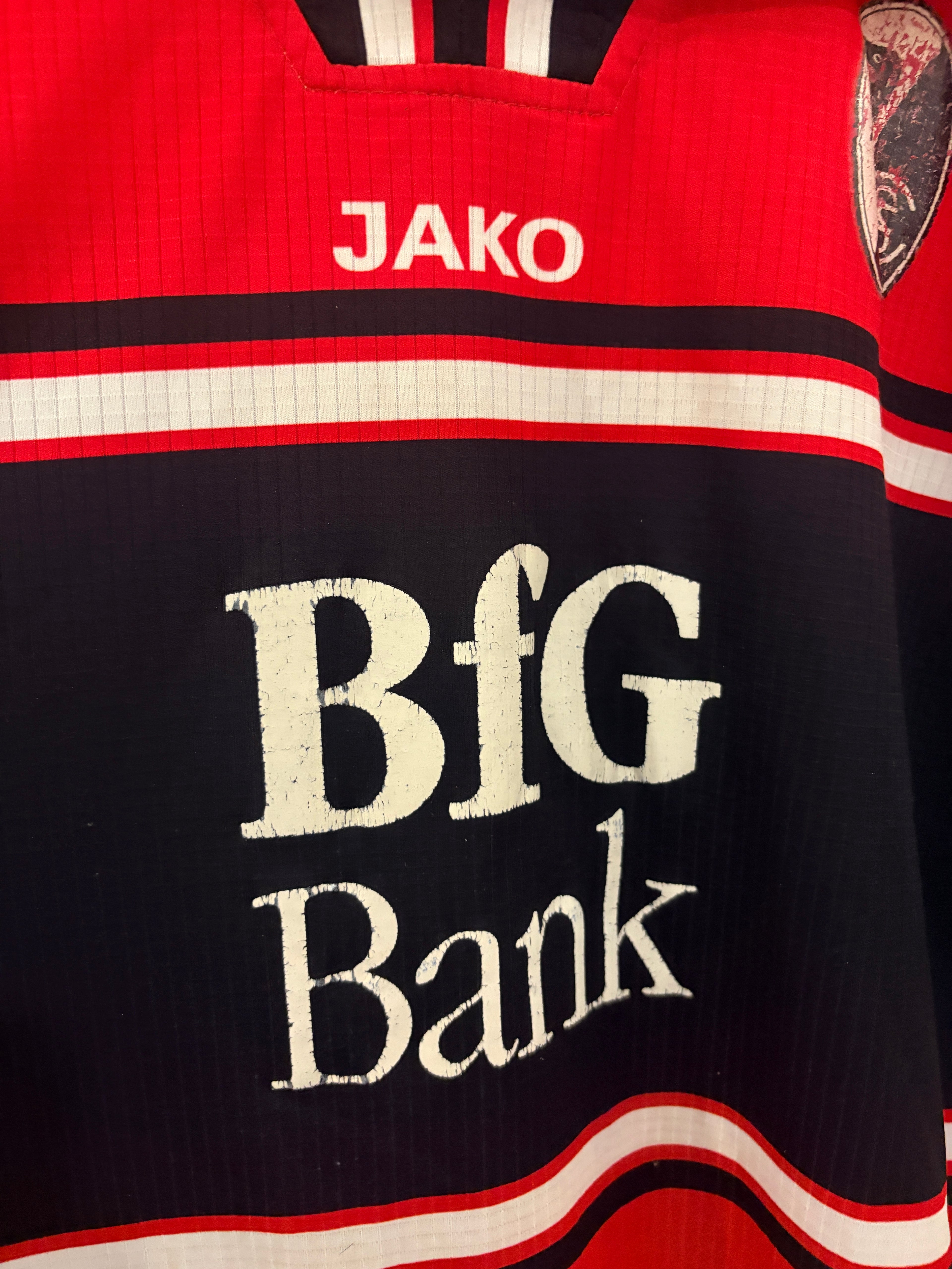 SC Freiburg Heim Trikot 1999/2000 XL #7 Zoubaier Baya