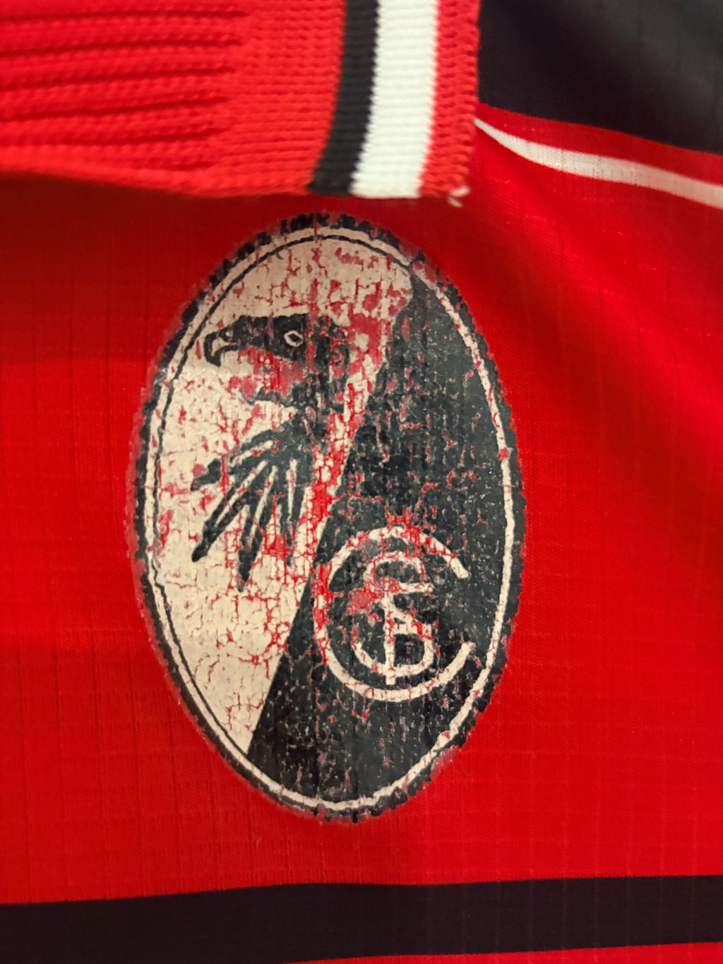 SC Freiburg Heim Trikot 1999/2000 XL #7 Zoubaier Baya