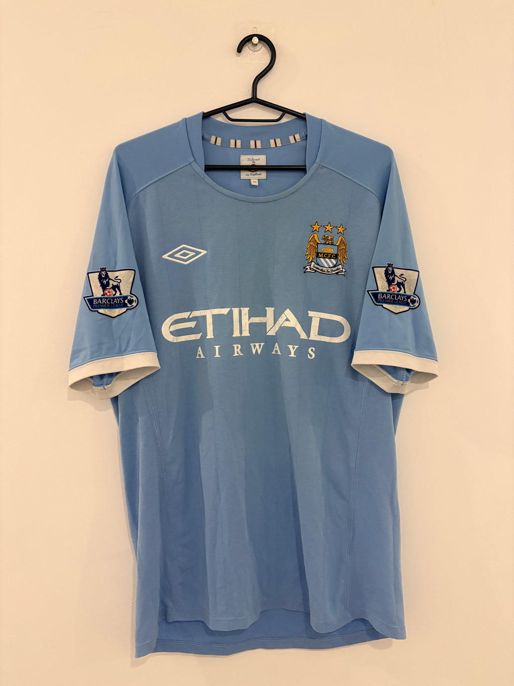 Manchester City Heim Trikot 2010/2011 40/M #9 Emmanuel Adebayor