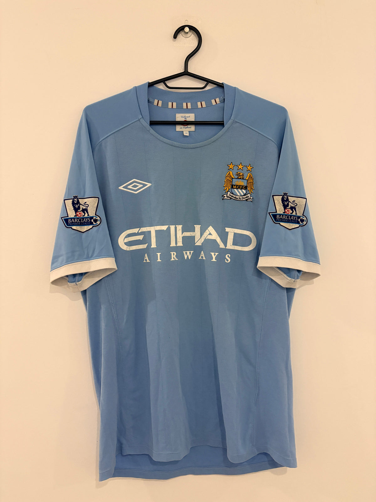 Manchester City Heim Trikot 2010/2011 40/M #9 Emmanuel Adebayor