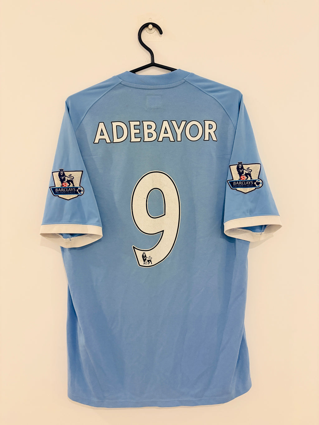 Manchester City Heim Trikot 2010/2011 40/M #9 Emmanuel Adebayor