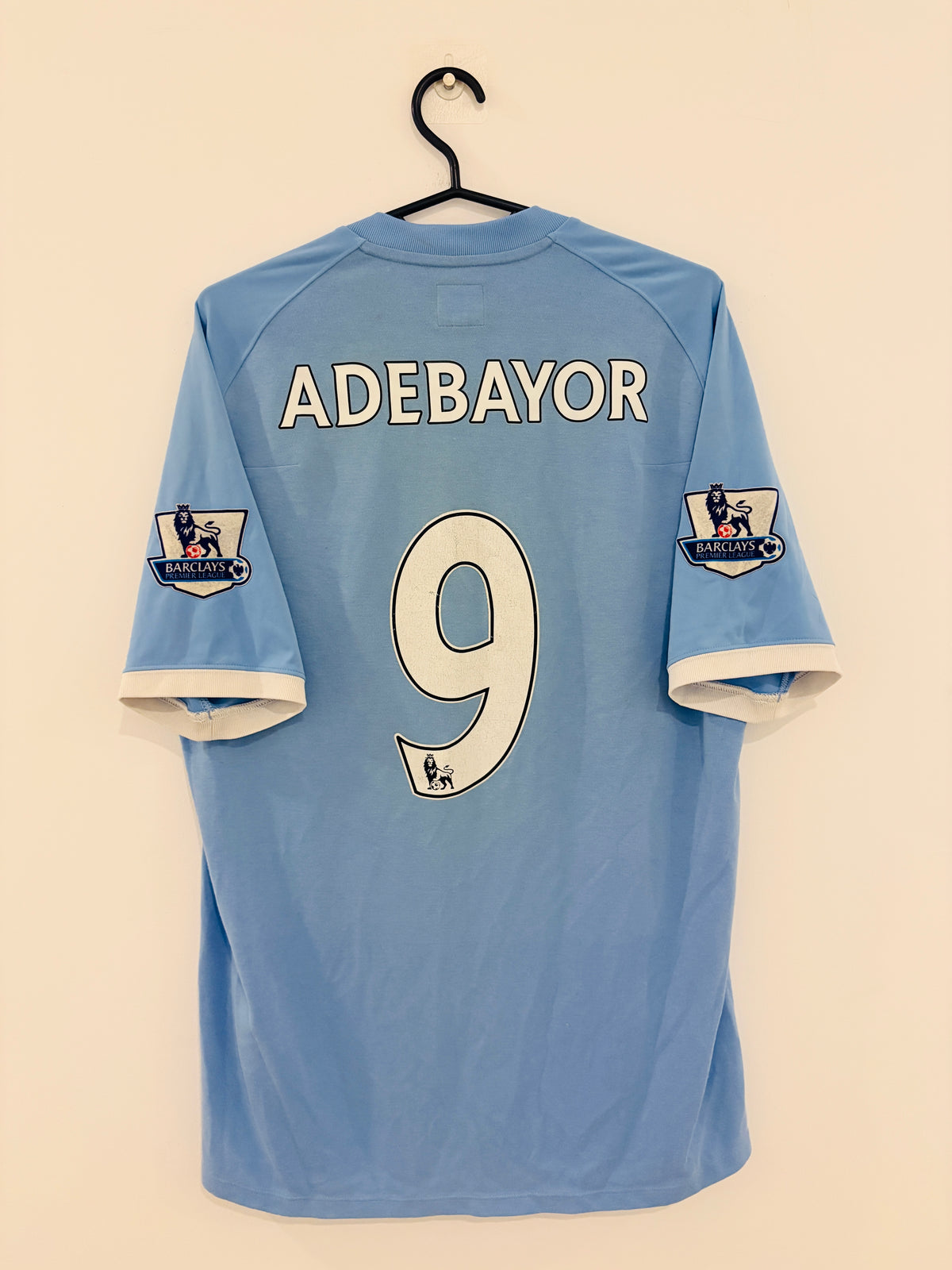 Manchester City Heim Trikot 2010/2011 40/M #9 Emmanuel Adebayor