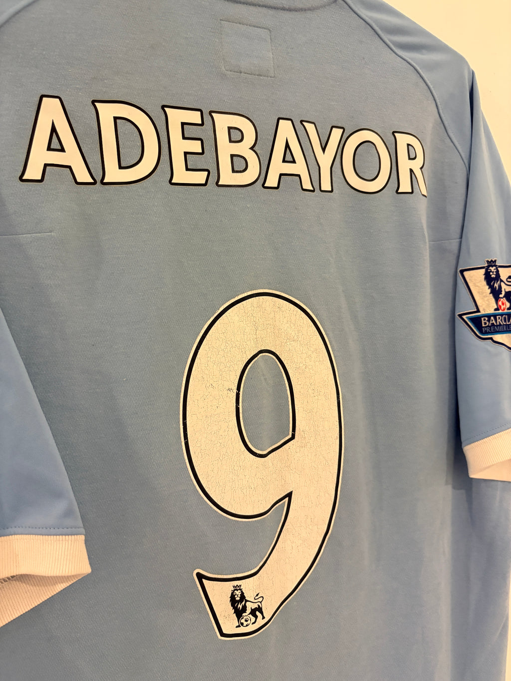 Manchester City Heim Trikot 2010/2011 40/M #9 Emmanuel Adebayor
