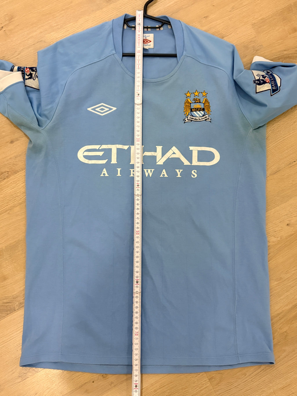 Manchester City Heim Trikot 2010/2011 40/M #9 Emmanuel Adebayor