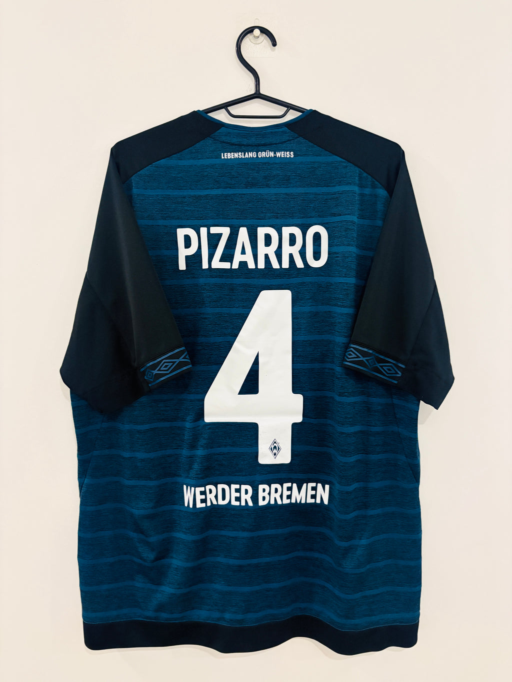 SV Werder Bremen Auswärts Trikot 2018/2019 XL #4 Claudio Pizarro