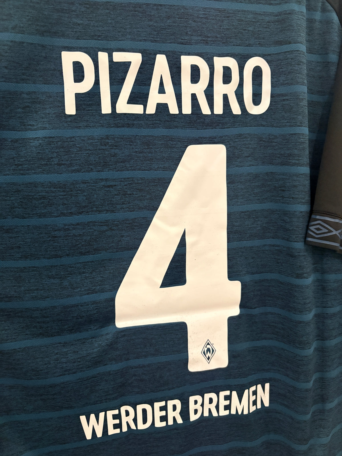 SV Werder Bremen Auswärts Trikot 2018/2019 XL #4 Claudio Pizarro