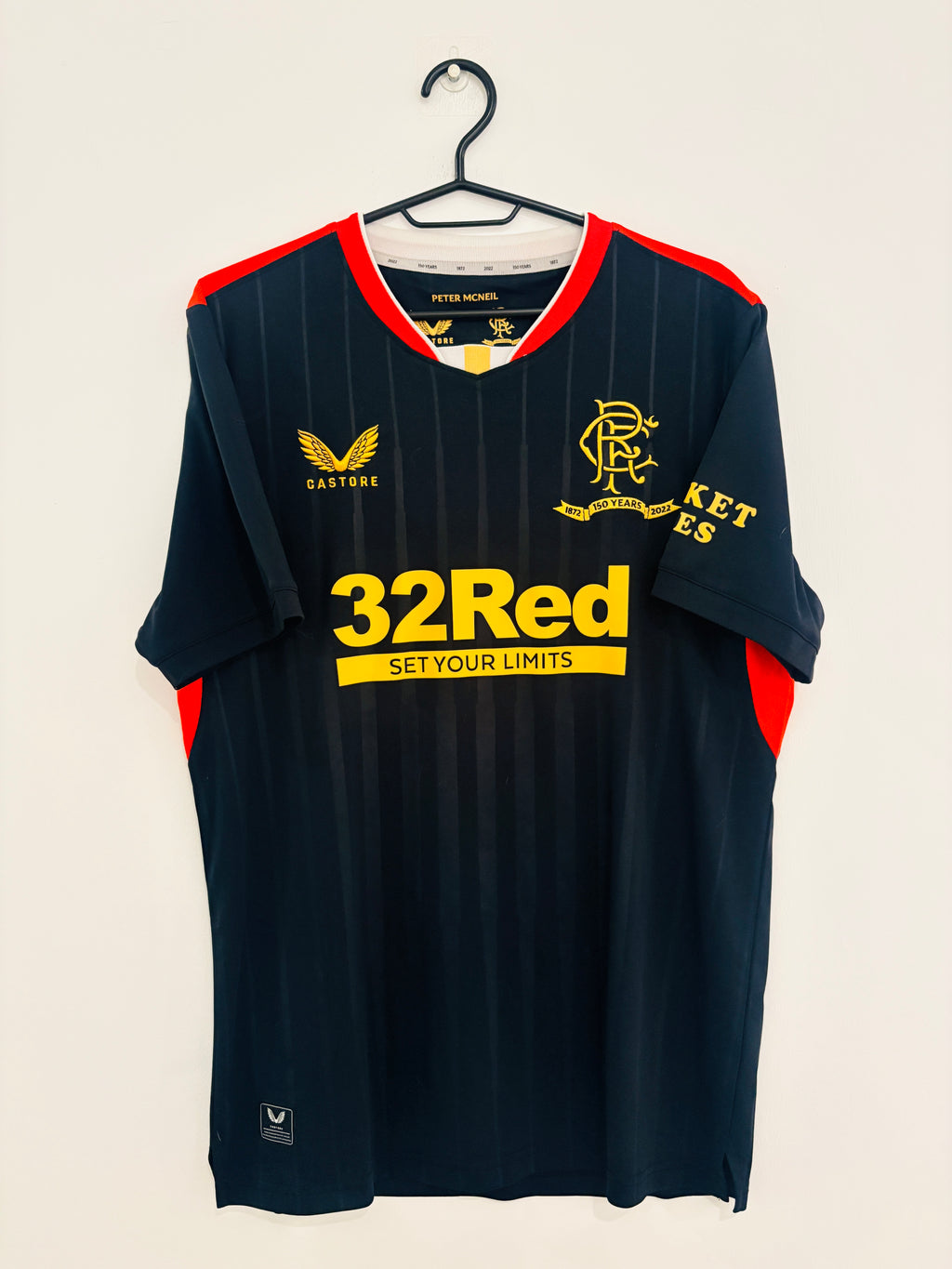 Glasgow Rangers Auswärts Trikot 150 Jahre Jubiläum 2021/2022 M