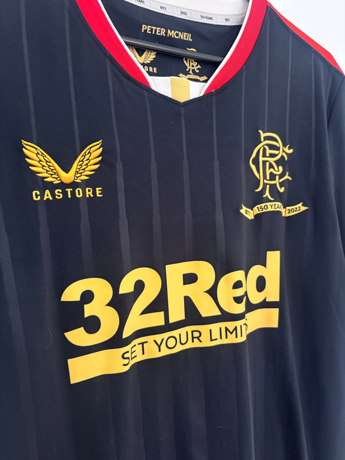 Glasgow Rangers Auswärts Trikot 150 Jahre Jubiläum 2021/2022 M
