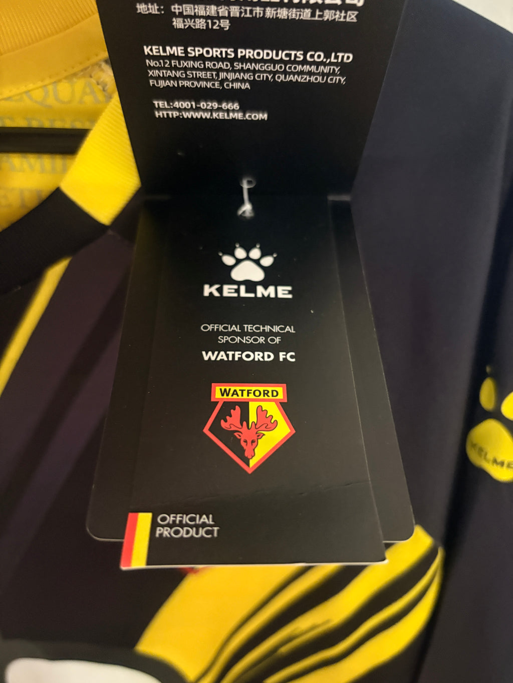 FC Watford Heim Trikot 2023/2024 XL BNWT/Neu mit Etikett