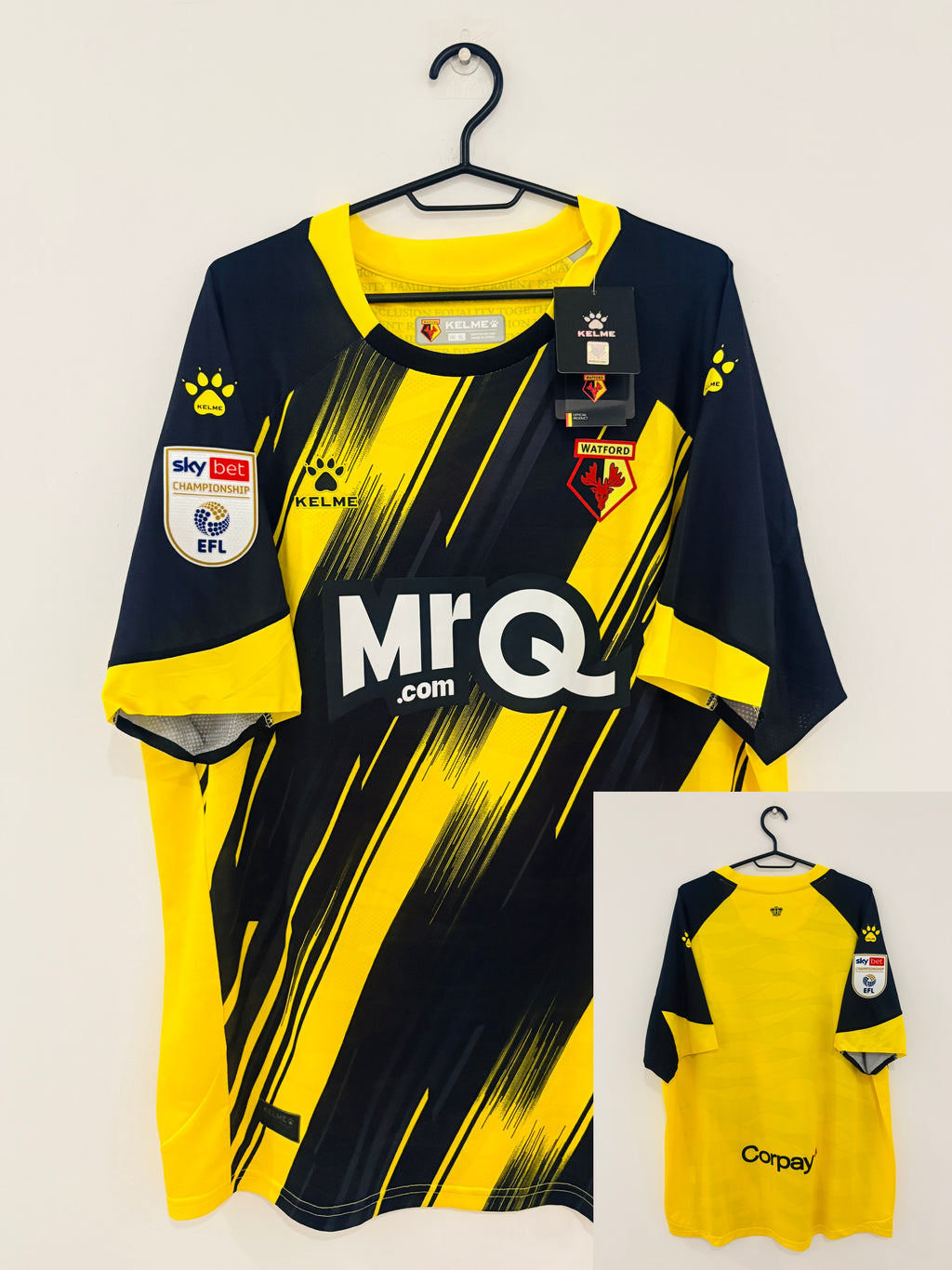 FC Watford Heim Trikot 2023/2024 XL Neu mit Etikett/BNWT