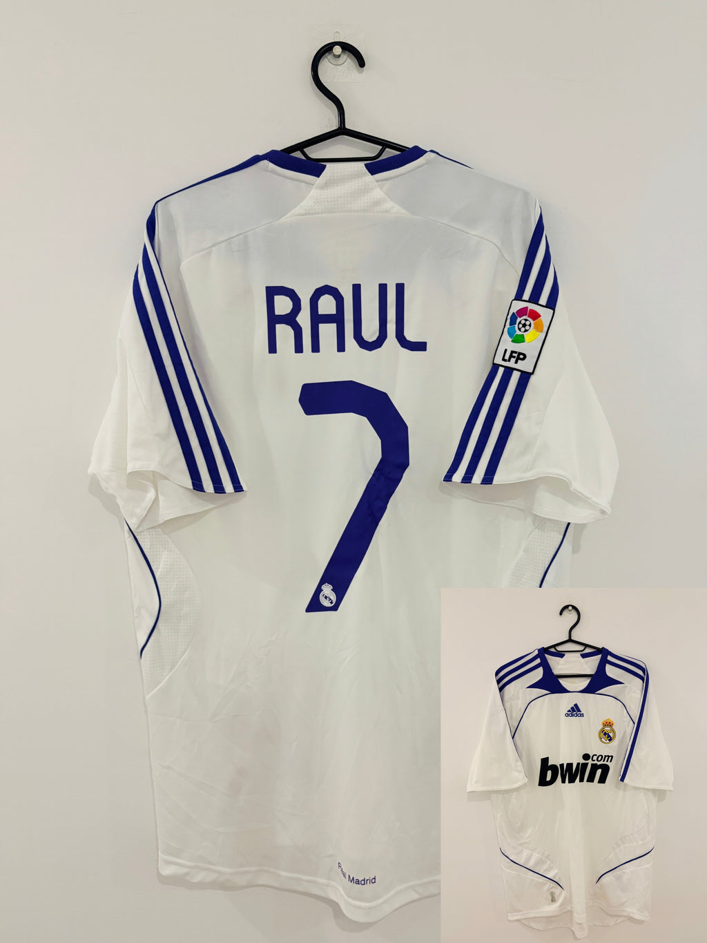 Real Madrid Heim Trikot 2007/2008 M #7 Raul