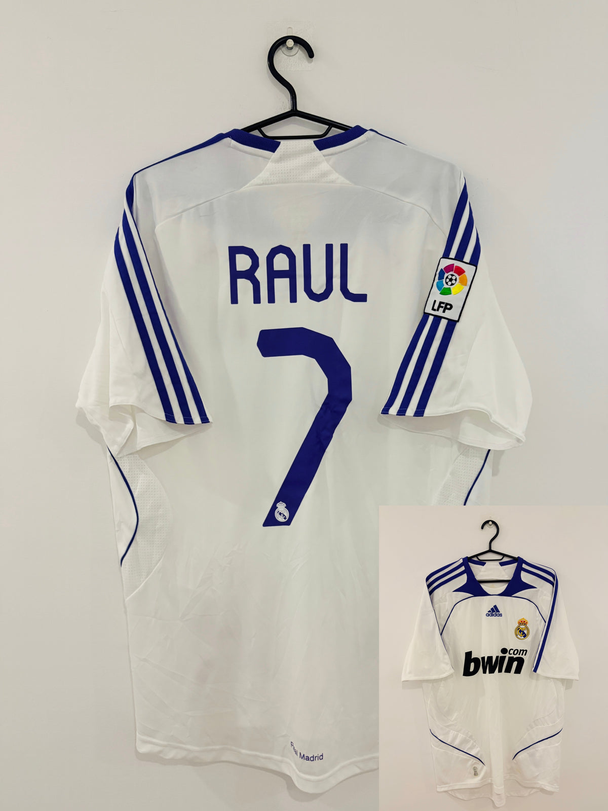 Real Madrid Heim Trikot 2007/2008 M #7 Raul