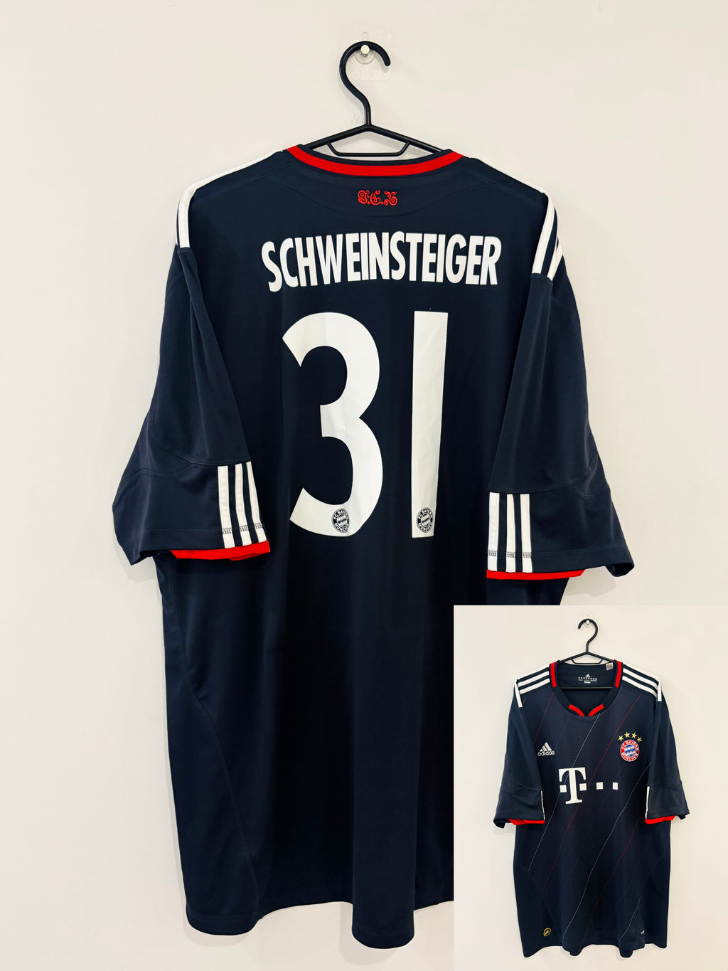 FC Bayern München Auswärts Trikot 2010/2011 XXL #31 Bastian Schweinsteiger