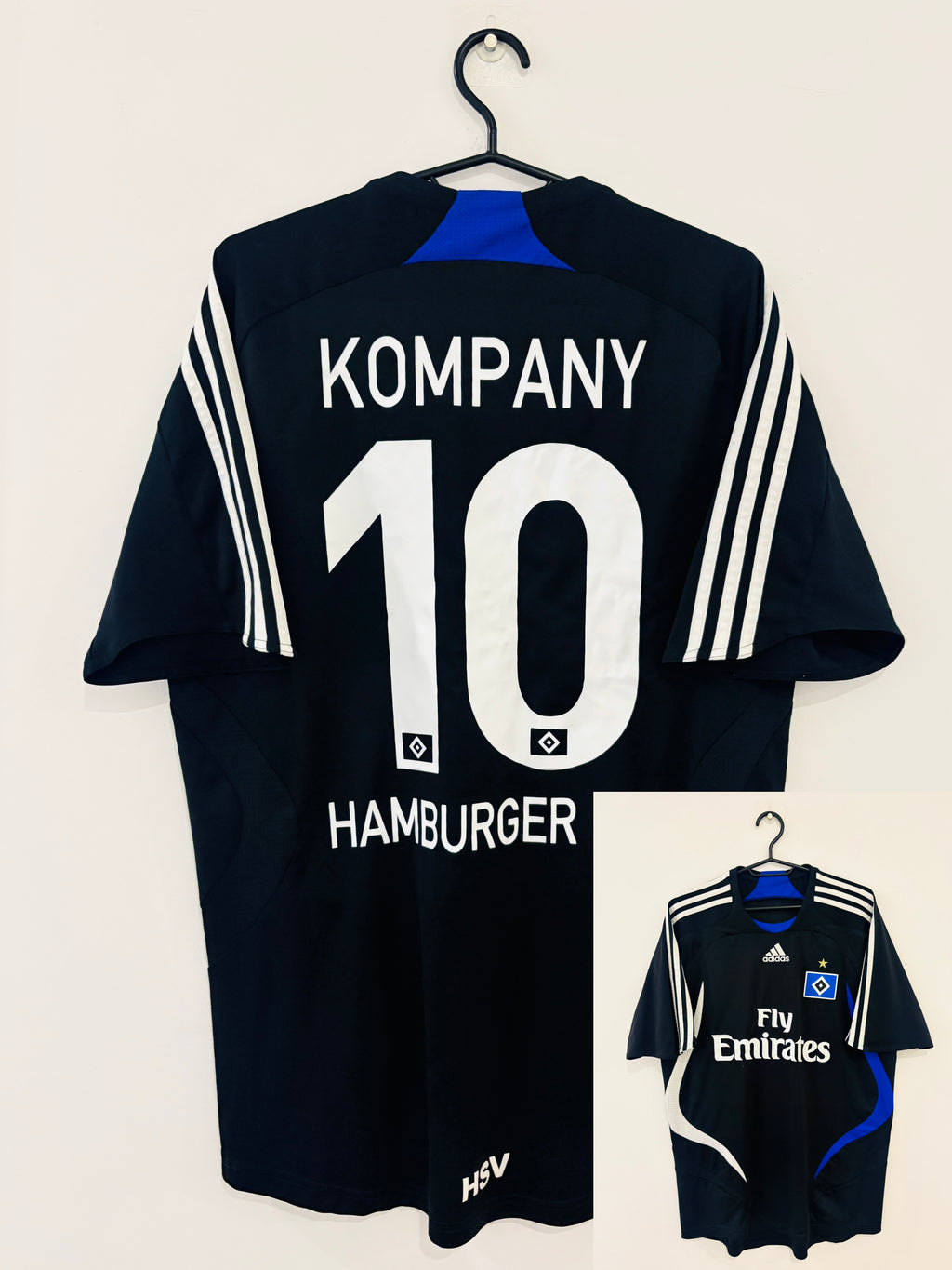 Hamburger SV/HSV Auswärts Trikot 2007/2008 M #10 Vincent Kompany