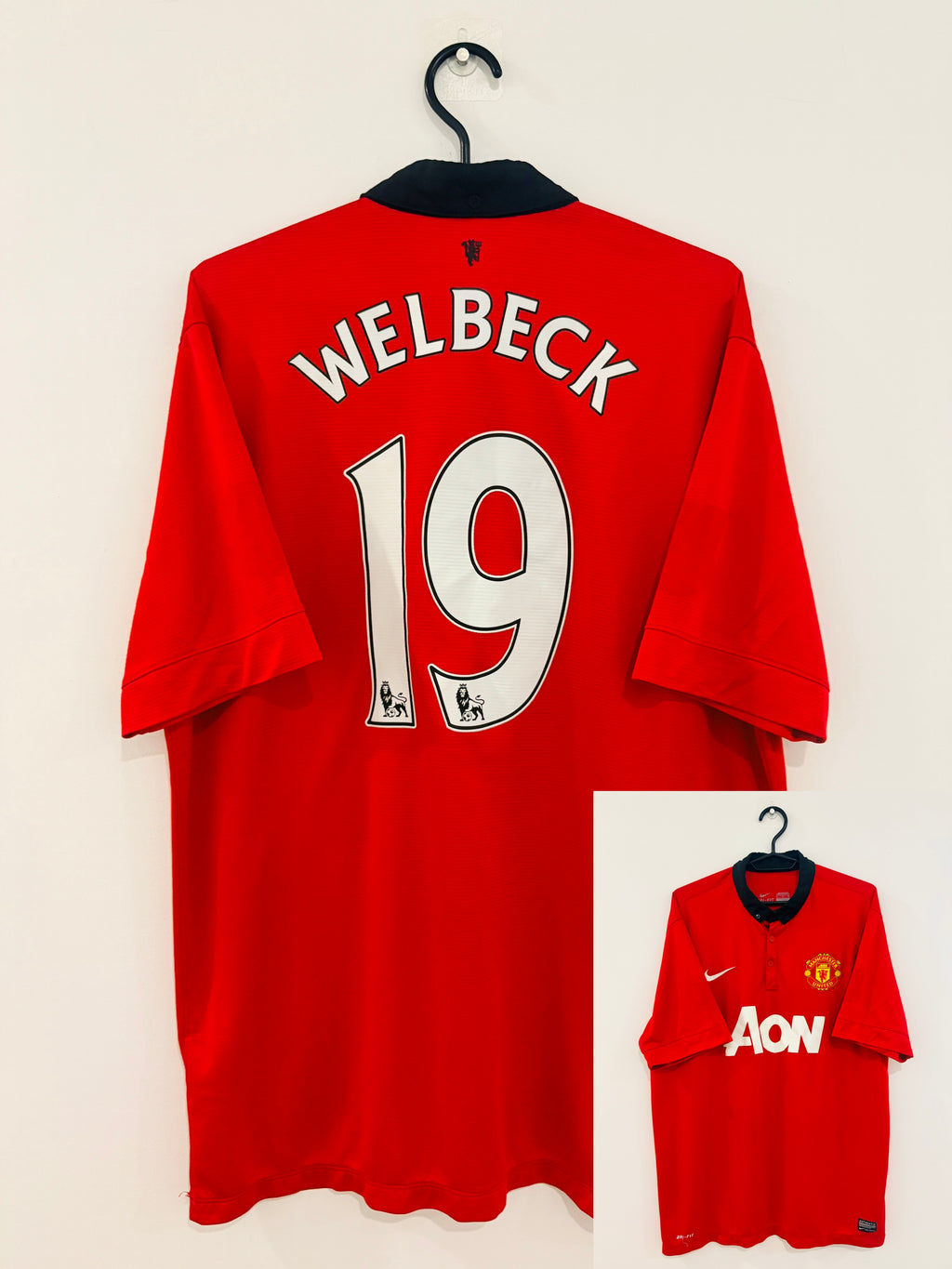 Manchester United Heim Trikot 2013/2014 XL #19 Danny Welbeck