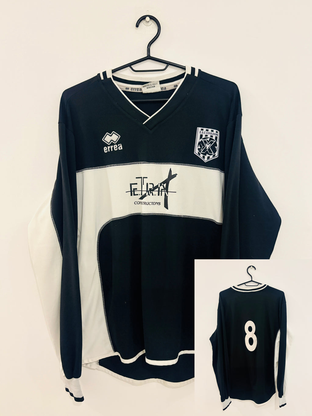 ESC Coulogne Heim Langarm Trikot 1998-2003 XL #8