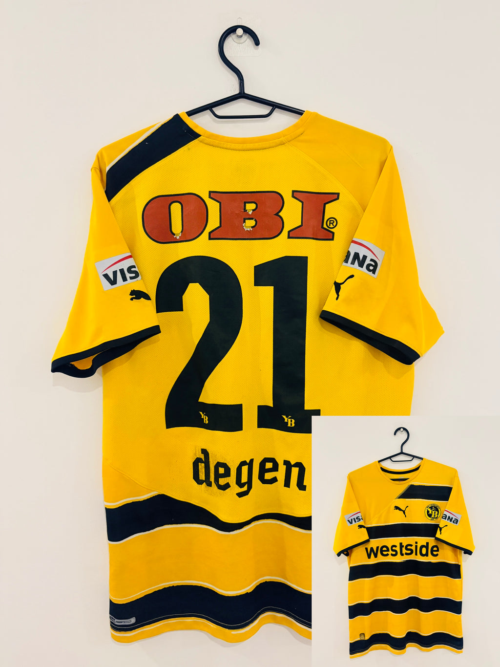 BSC/Young Boys Bern Heim Trikot 2010/2011 L #21 David Degen