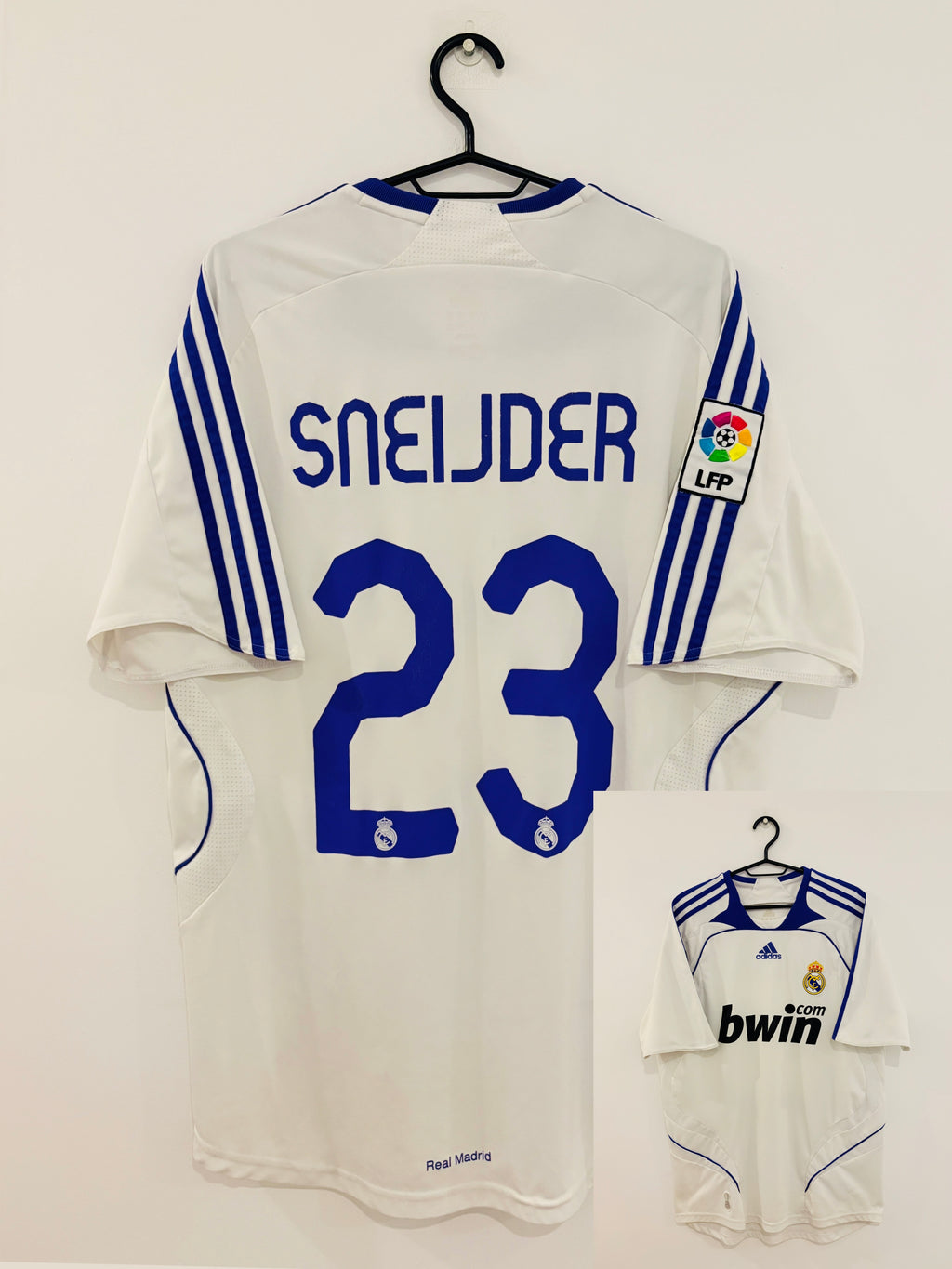 Real Madrid Heim Trikot 2007/2008 M #23 Wesley Sneijder