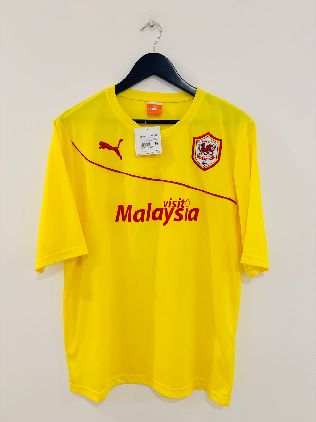 Cardiff City FC Trikot 2013/2014 L Neu mit Etikett/BNWT