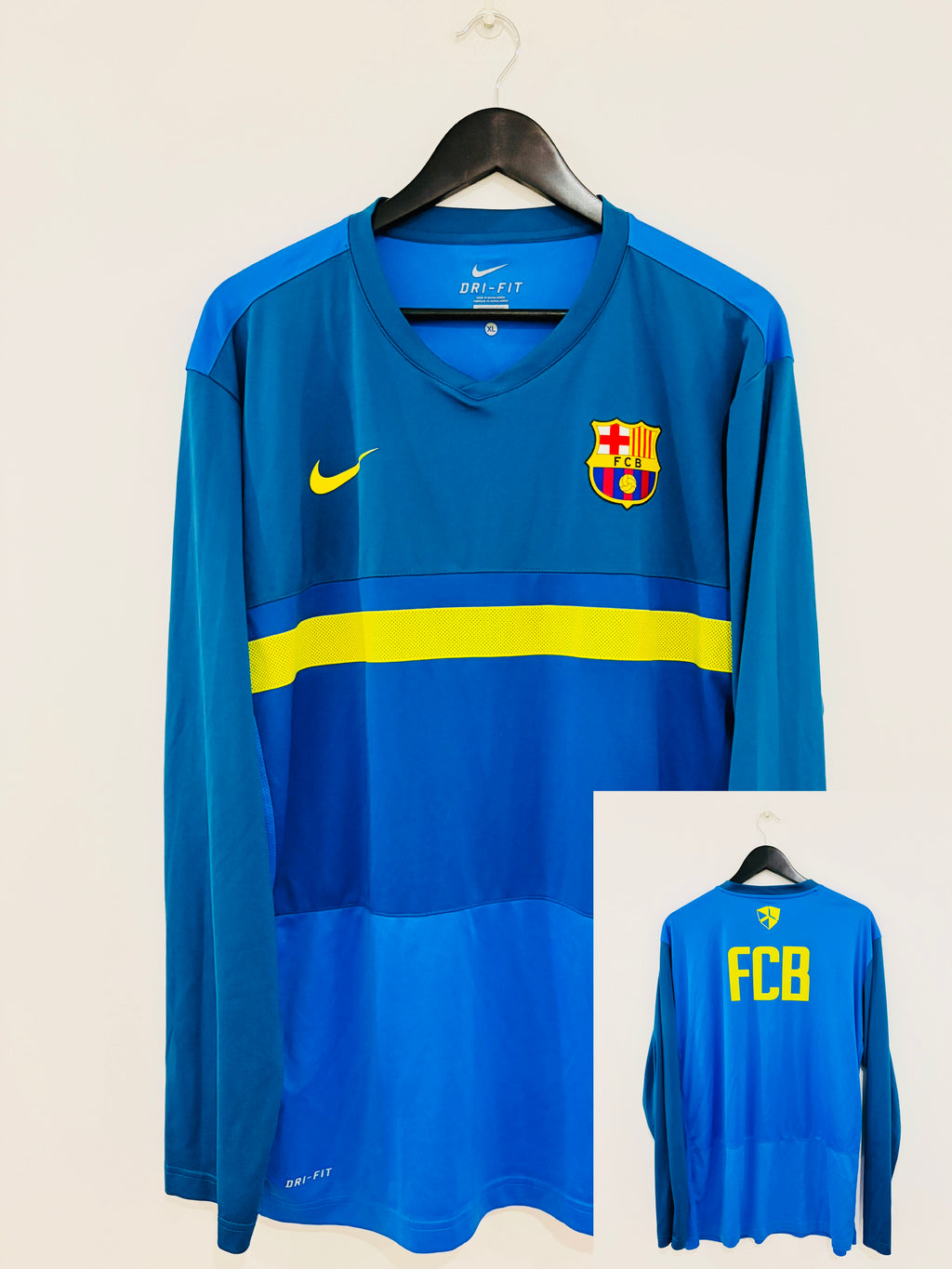 FC Barcelona Trainingspullover/Sweatshirt 2011/2012 XL
