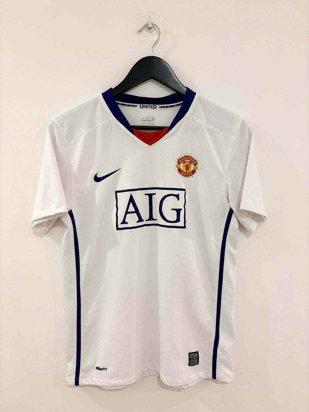 Manchester United/ManU Auswärts Trikot 2008/2009 Kinder-XL / S