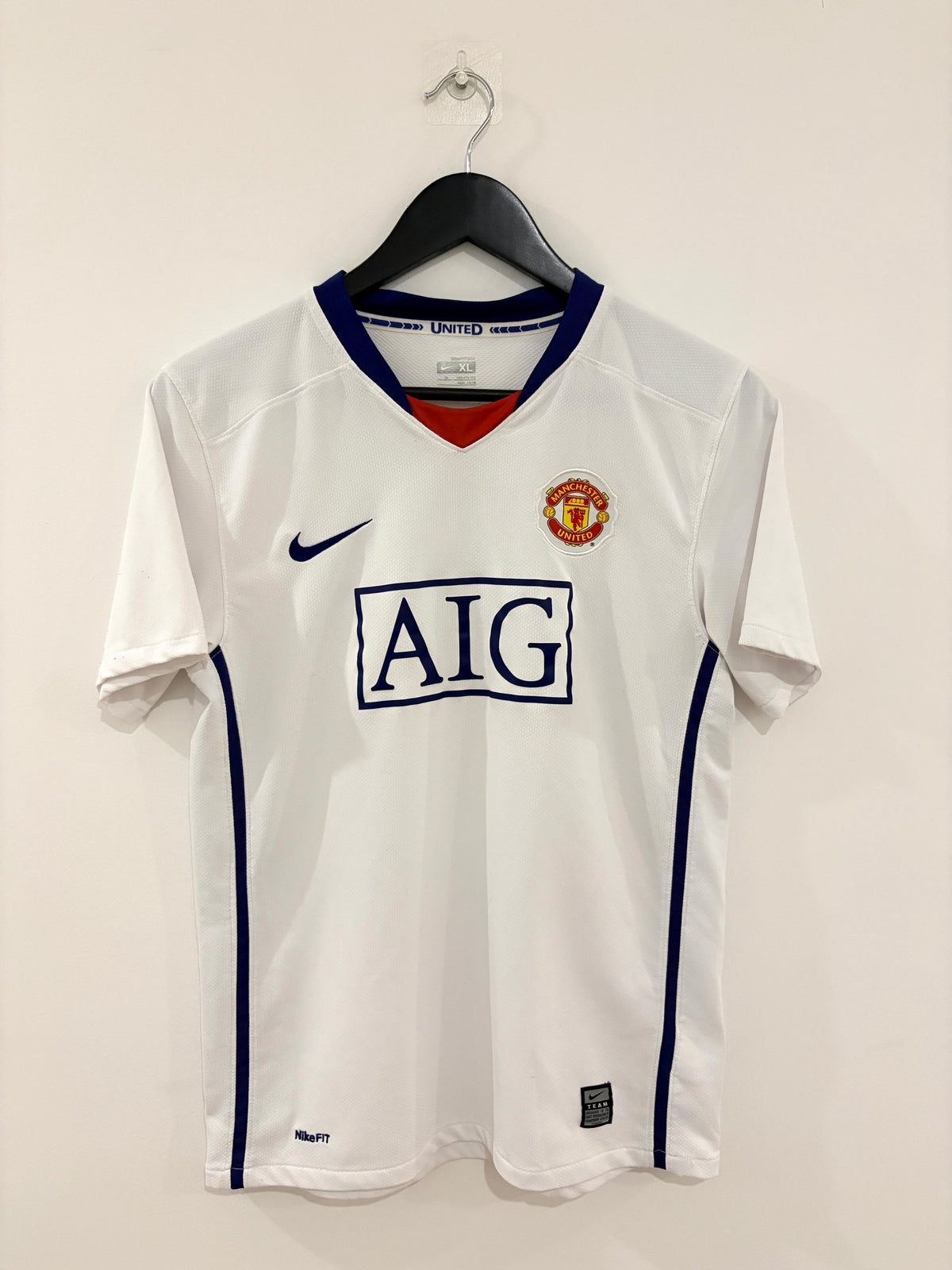 Manchester United/ManU Auswärts Trikot 2008/2009 Kinder-XL / S